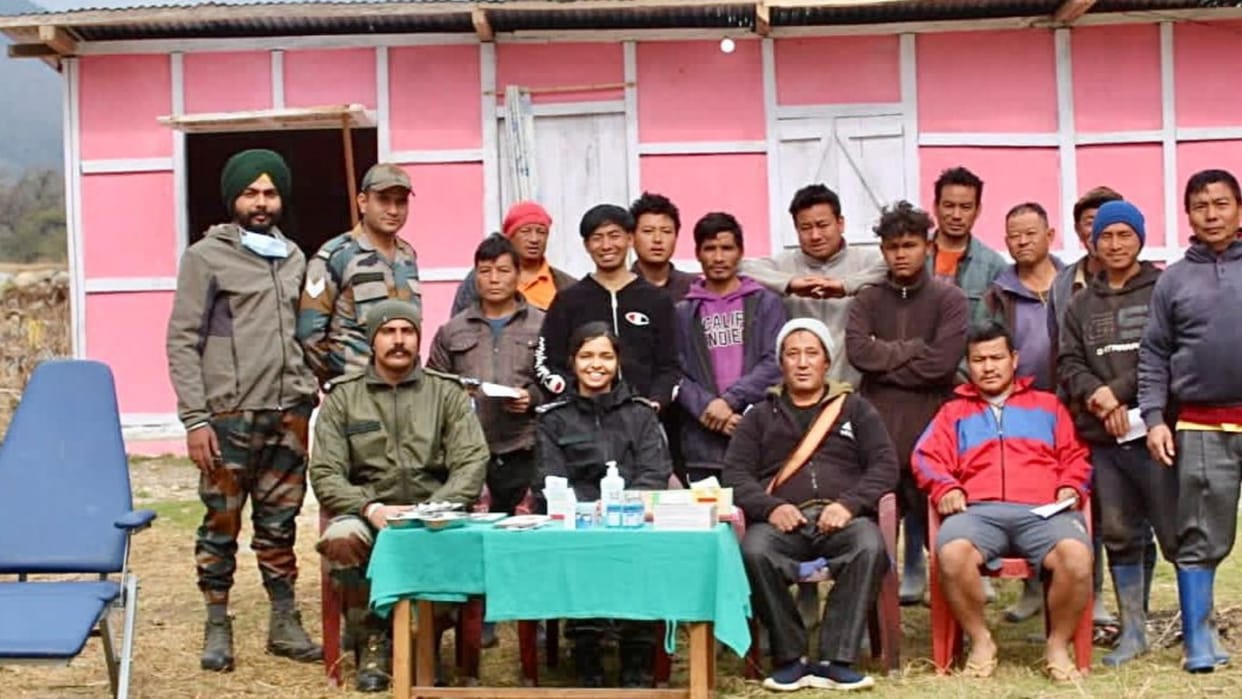 Arunachal Pradesh Indian Army Health Camp Chug Valley Champa Basti
