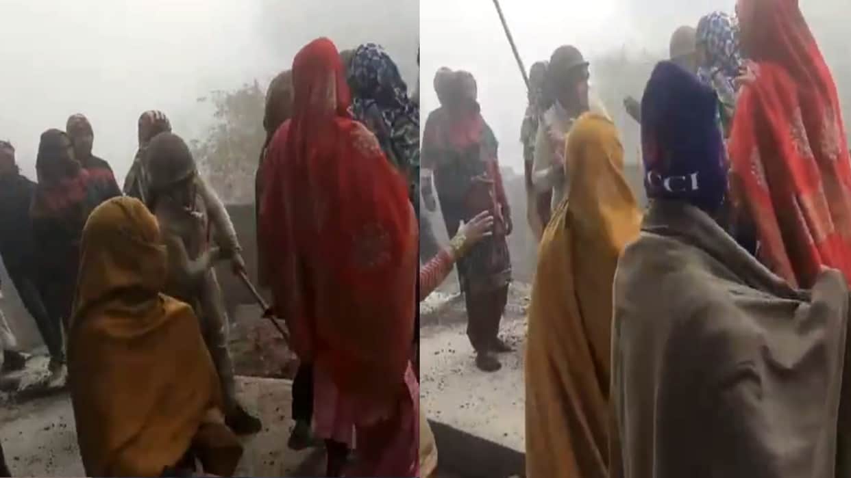 Baghpat Sabuddin Murder Case: Police beat up women by sticks during uproar, photos