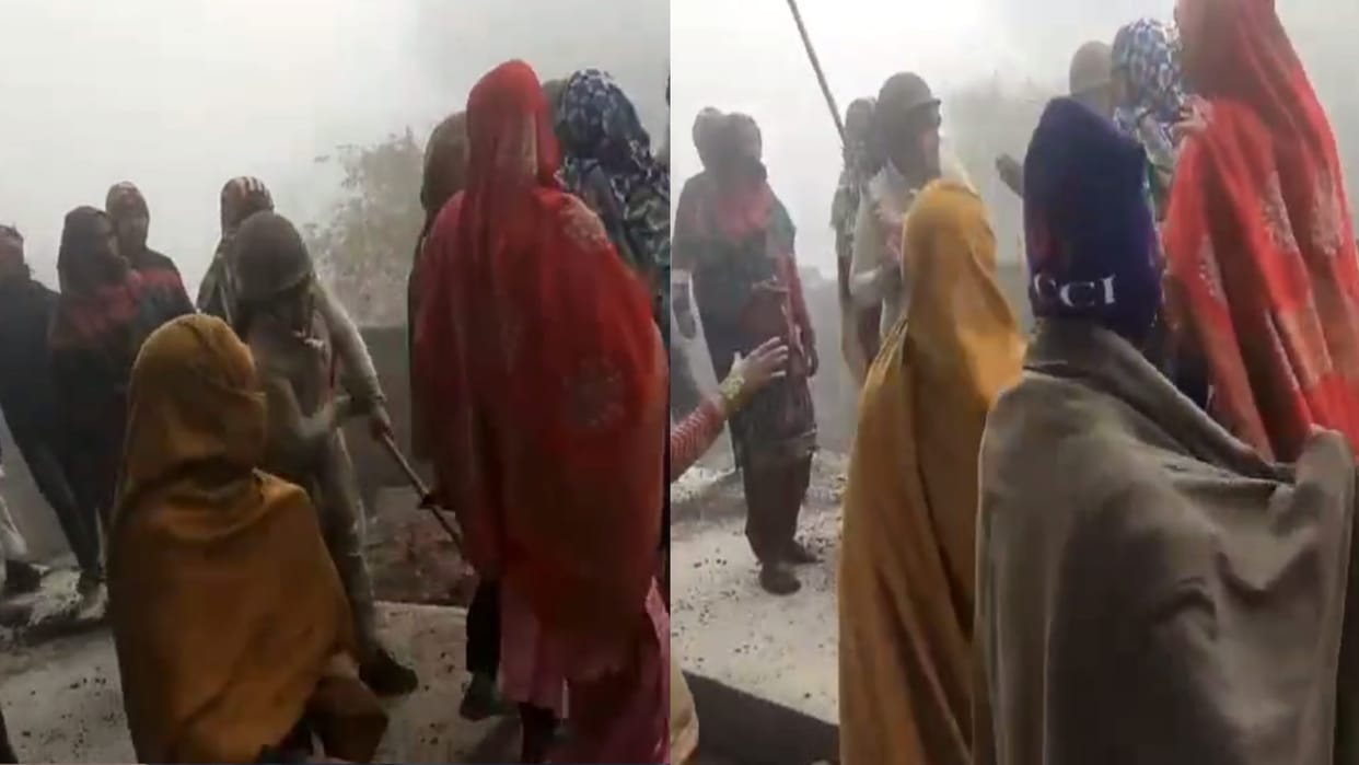 Baghpat Sabuddin Murder Case: Police beat up women by sticks during uproar, photos