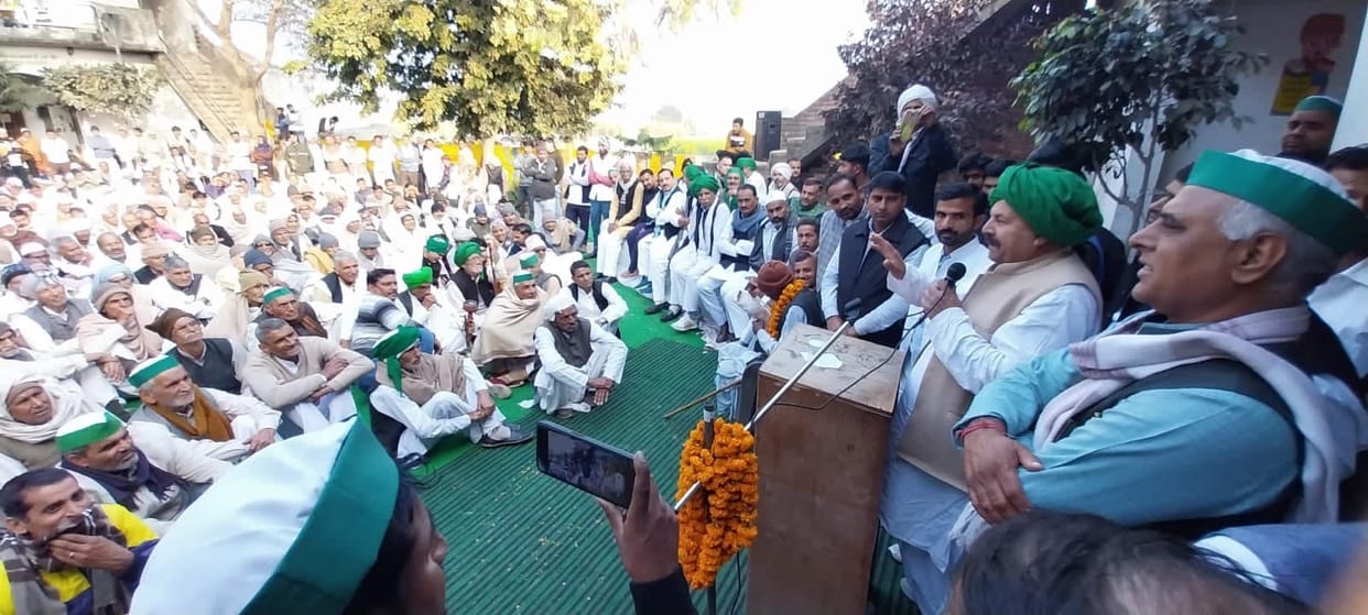 Baghpat: BKU leader Naresh Tikait said that ED works at behest of government