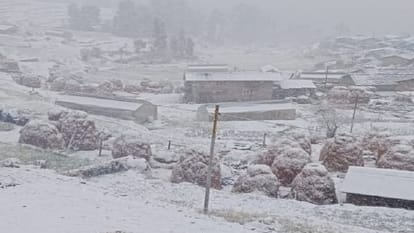 Uttarakhand News: sunshine after snowfall in bageshwar