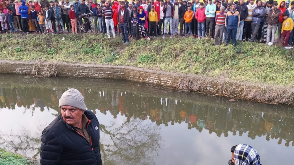 bjp worker found dead in the canal in bareilly