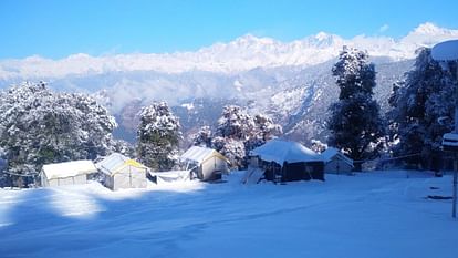 Uttarakhand News Season First Snowfall in Mini Switzerland Chopta booking full till 11 February
