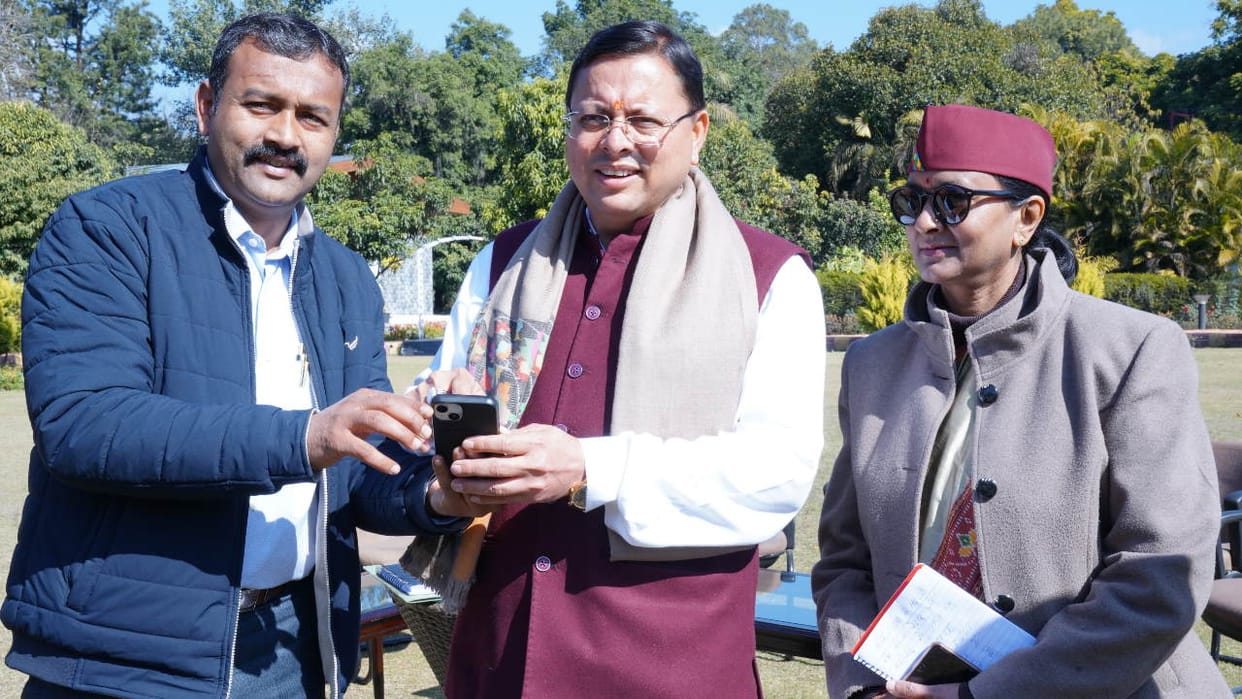 Song composed on UCC Uniform Civil Code CM Dhami released Aa raha hai UCC Uttarakhand news in hindi