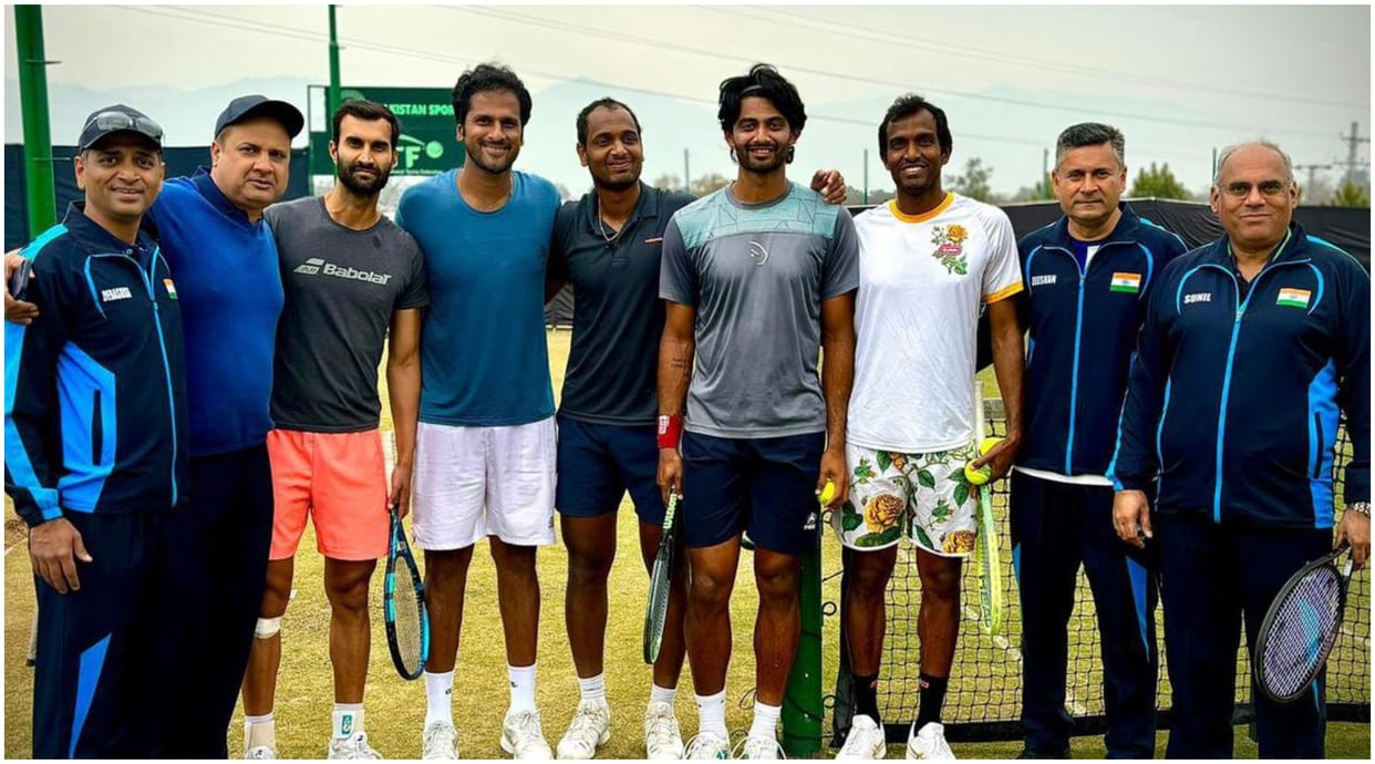 Davis Cup: India-Pakistan match not highlighted due to security, Indian High Commission welcomed Team India