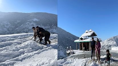 Himachal  Weather opened after snowfall, but difficulties increased, many roads and  power transformers stalle