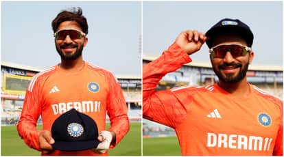 रजत पाटीदार को डेब्यू कैप सौंपी गई