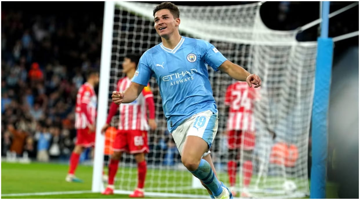 Premier League: Manchester City 8th consecutive win, beat Burnley 3-1, Julian Alvarez scored two goals