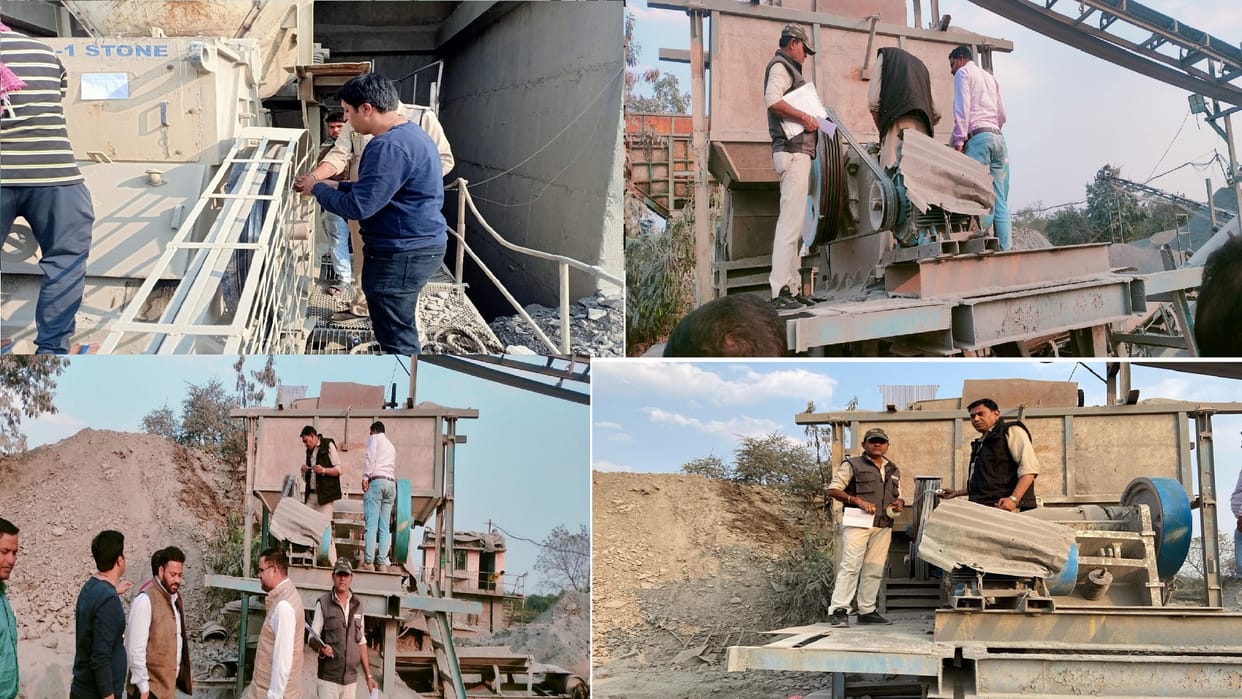Chhattisgarh: 4 mines sealed, 6 highways seized, Mineral and Revenue Department Action in Bilaspur
