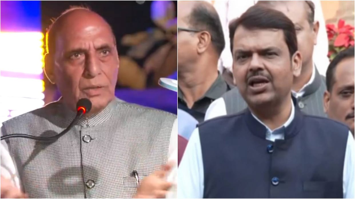 Bada Khana Vishakhapatnam Andhra Pradesh Defence Minister Rajnath Devendra Fadnavis Shaurya Sandhya Nagpur