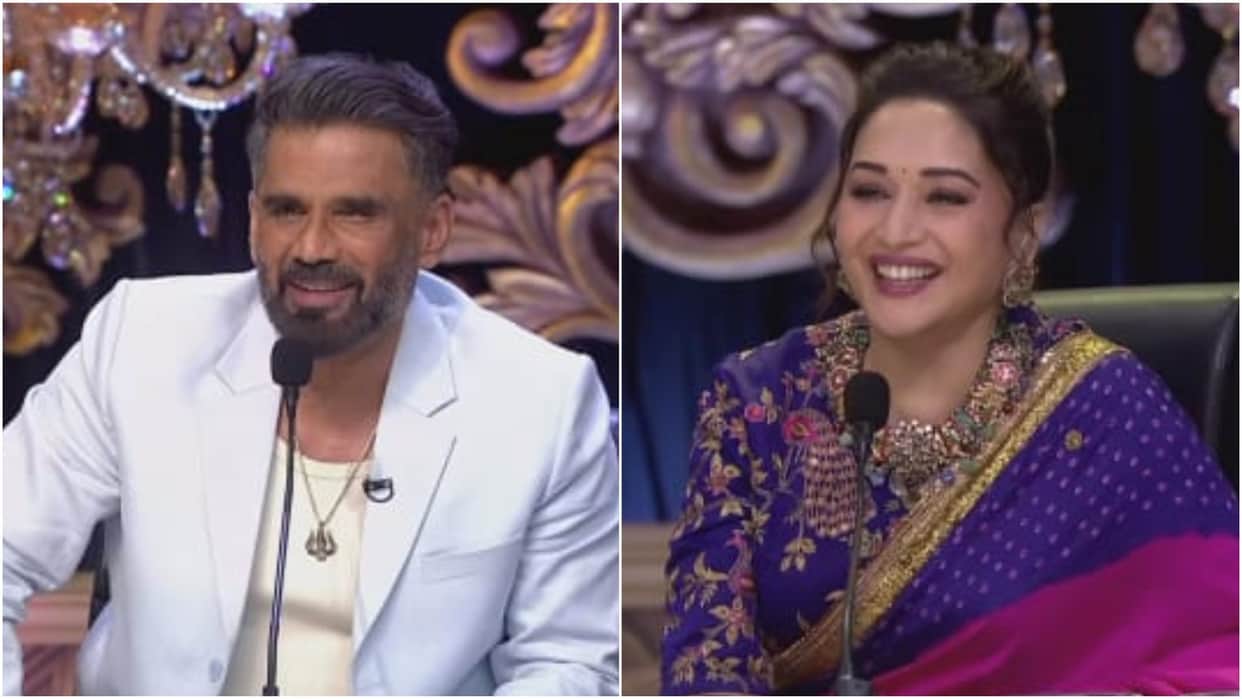 Dance Deewane Madhuri Dixit shared excitement on co-judging with Suniel Shetty Says he is mind blowing on Show
