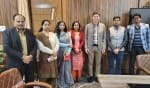 जर्मन टीम के अधिकारियों ने नगर निगम में नगर आयुक्त से की मुलाकात