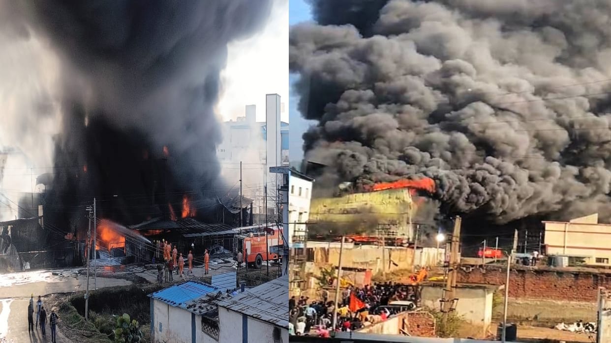 Baddi fire incident: Seeing each other, someone jumped from the roof from the second-third floor