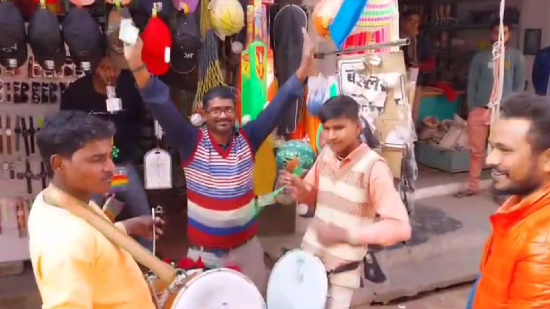 Yashasvi Jaiswal double century in test match celebrated in his village of Ballia