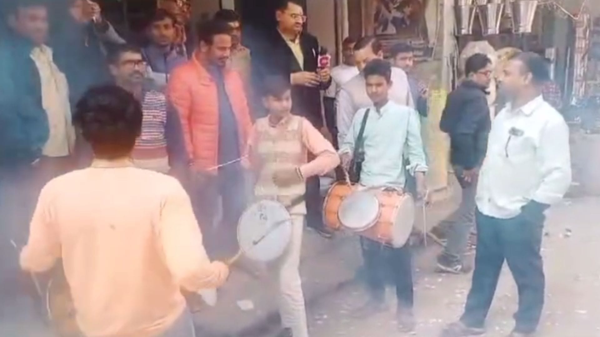 Yashasvi Jaiswal double century in test match celebrated in his village of Ballia