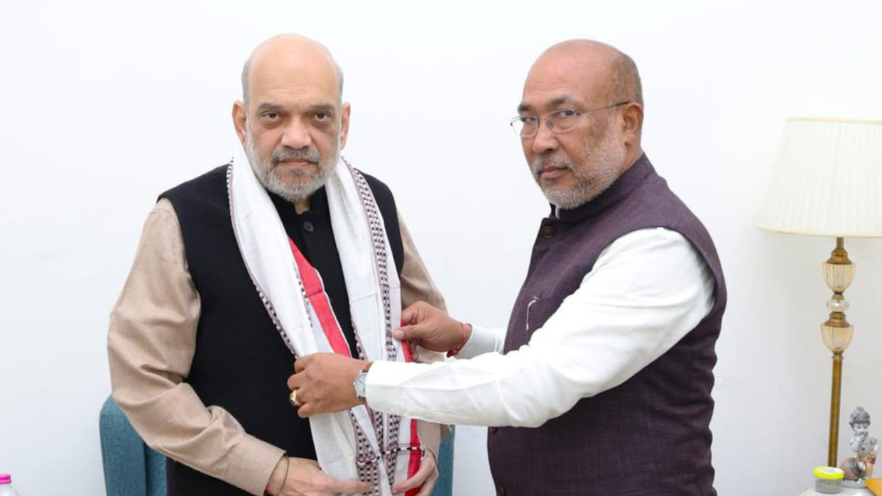Manipur CM N Biren Singh meets Amit Shah, says Centre set to take important decisions on state