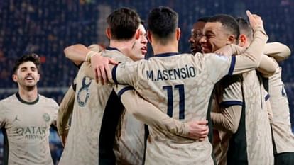 PSG defeated Strasbourg in Ligue 1 Kylian Mbappe and Marco Asensio scores goal