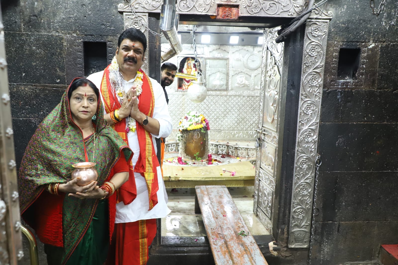Baba Mahakal Darshan Kaushik Maharaj Govind Rajput And Govinda's Daughter