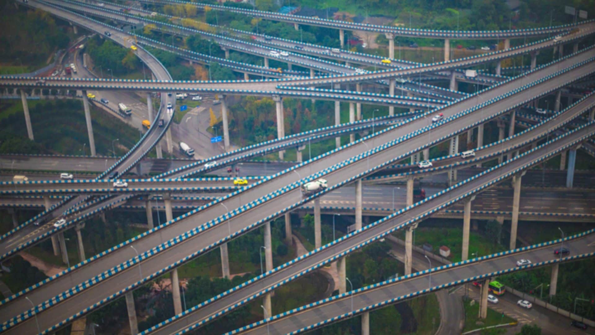 Viral News: unique city of china where train goes through block of homes gas station on fifth floor