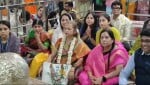 केंद्रीय मंत्री नितिन गडकरी की पत्नी कंचन गडकरी बाबा महाकाल के मंदिर दर्शन करने पहुंची थीं।