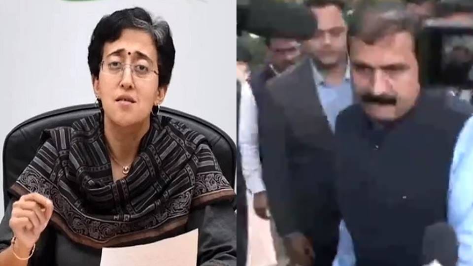 Delhi Police at AAP Minister Atishi House to Serve notice in MLA Poaching Allegation Case