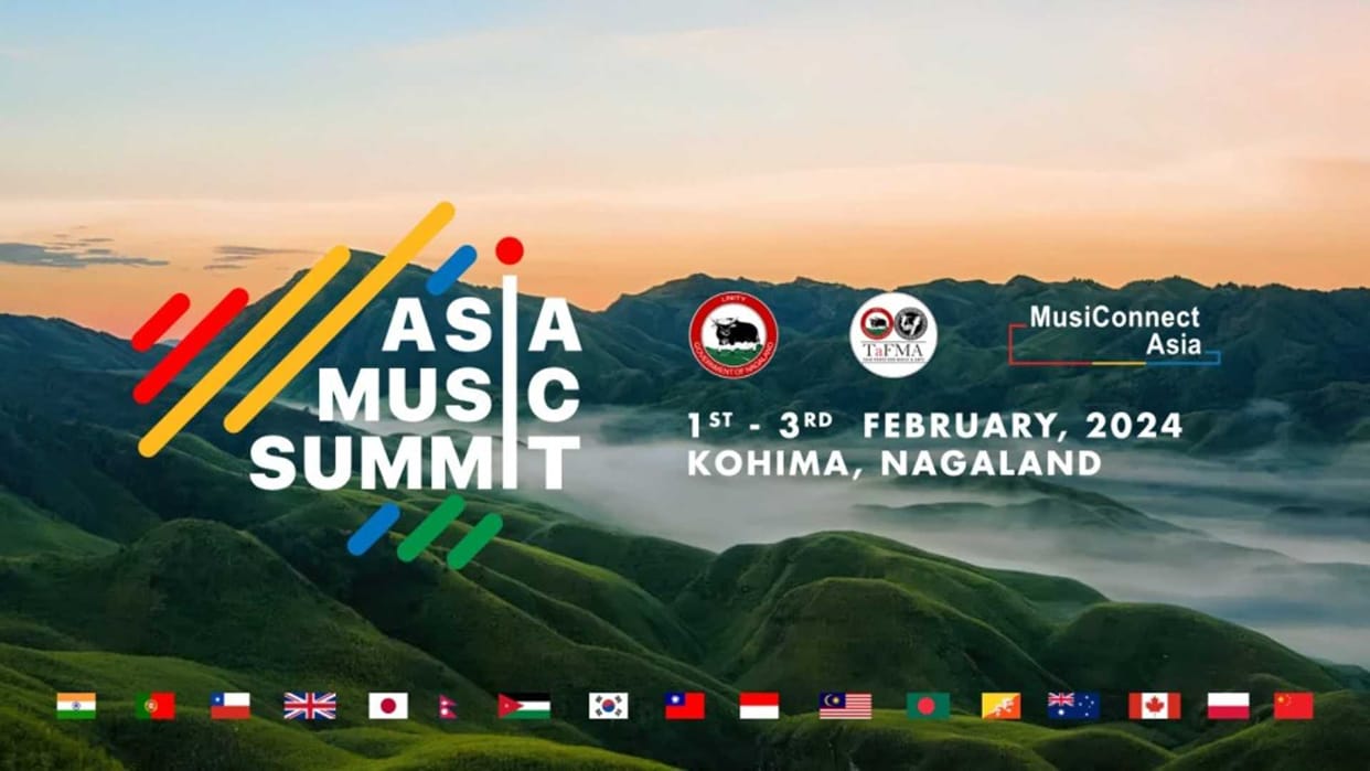 Asia Music Summit Kohima declaration 12 countries sign first time India hosted ceremony