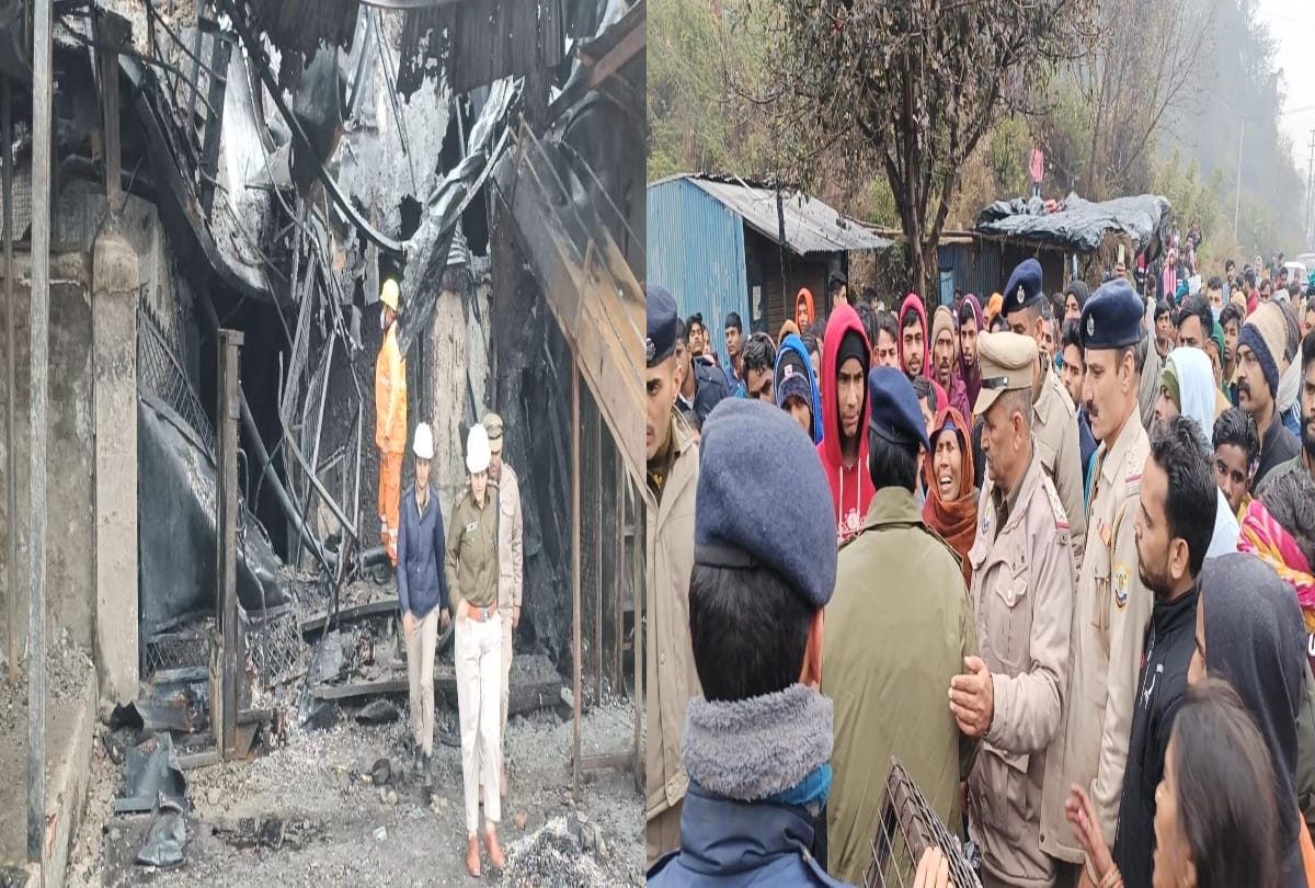 baddi fire case: Ruckus among workers' families outside the factory over delay in search operation