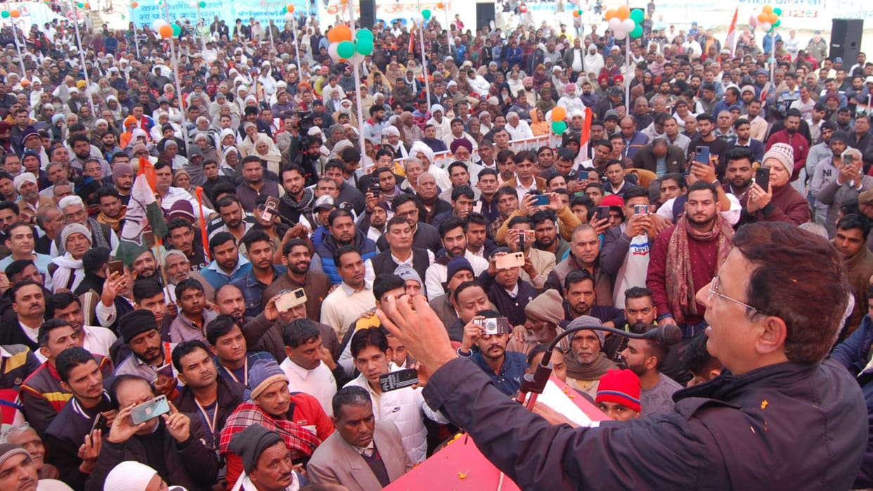 Haryana: Congress's Jansandesh Yatra, Surjewala calls BJP government an army of Kauravas