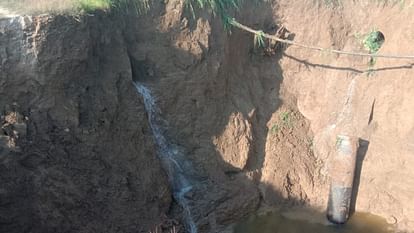Ramp caved in again in Bukhi Mata area