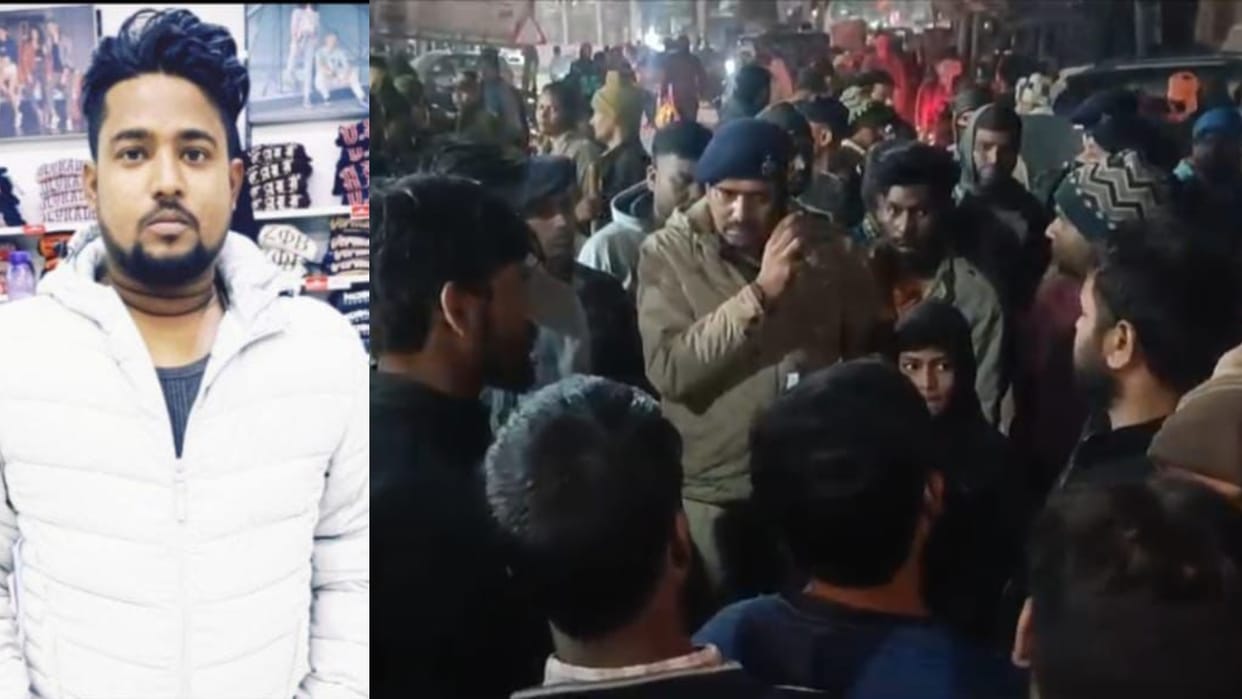 Bihar News : Youth shot dead in Bhojpur.road blocked villagers created ruckus. bihar police.