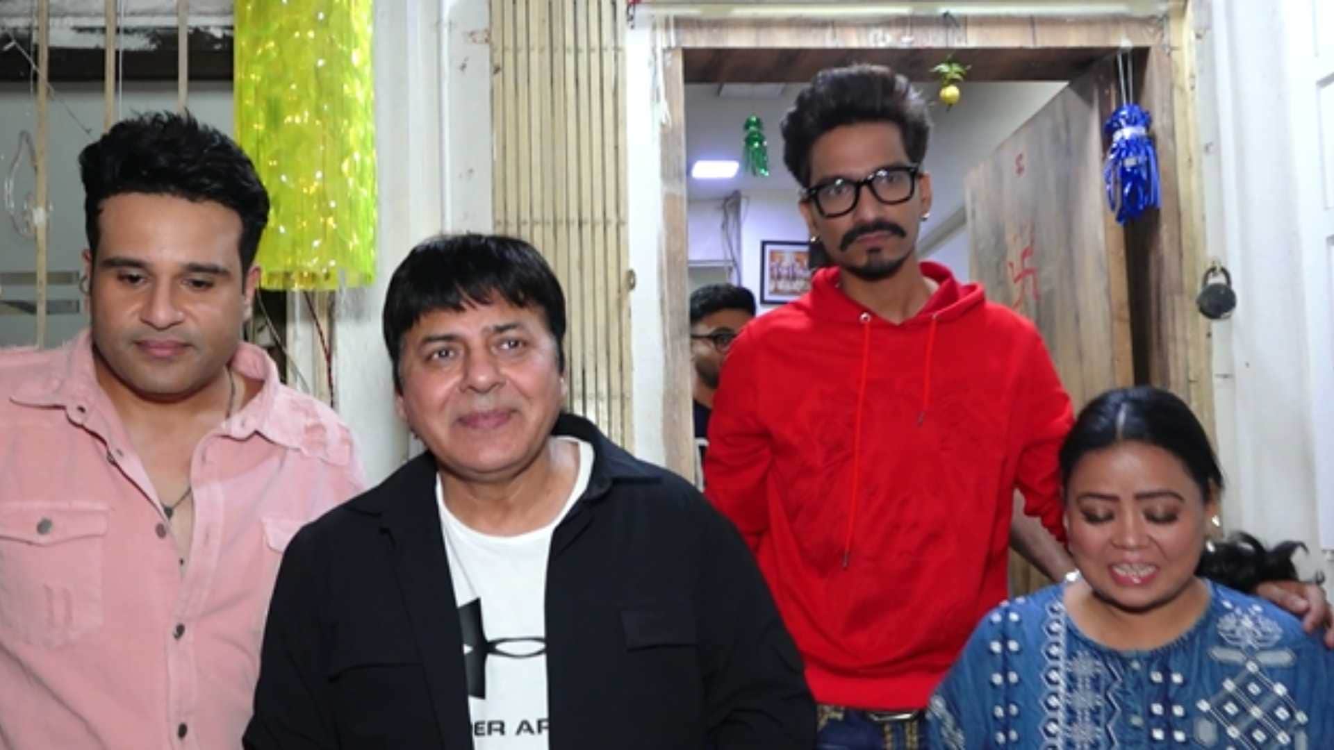 KRUSHNA ABHISHEK SUDESH LEHRI BHARTI SINGH HARSH SPOTTED REACTION ON POONAM PANDEY Fake death news