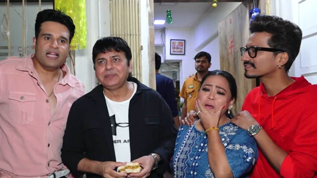KRUSHNA ABHISHEK SUDESH LEHRI BHARTI SINGH HARSH SPOTTED REACTION ON POONAM PANDEY Fake death news