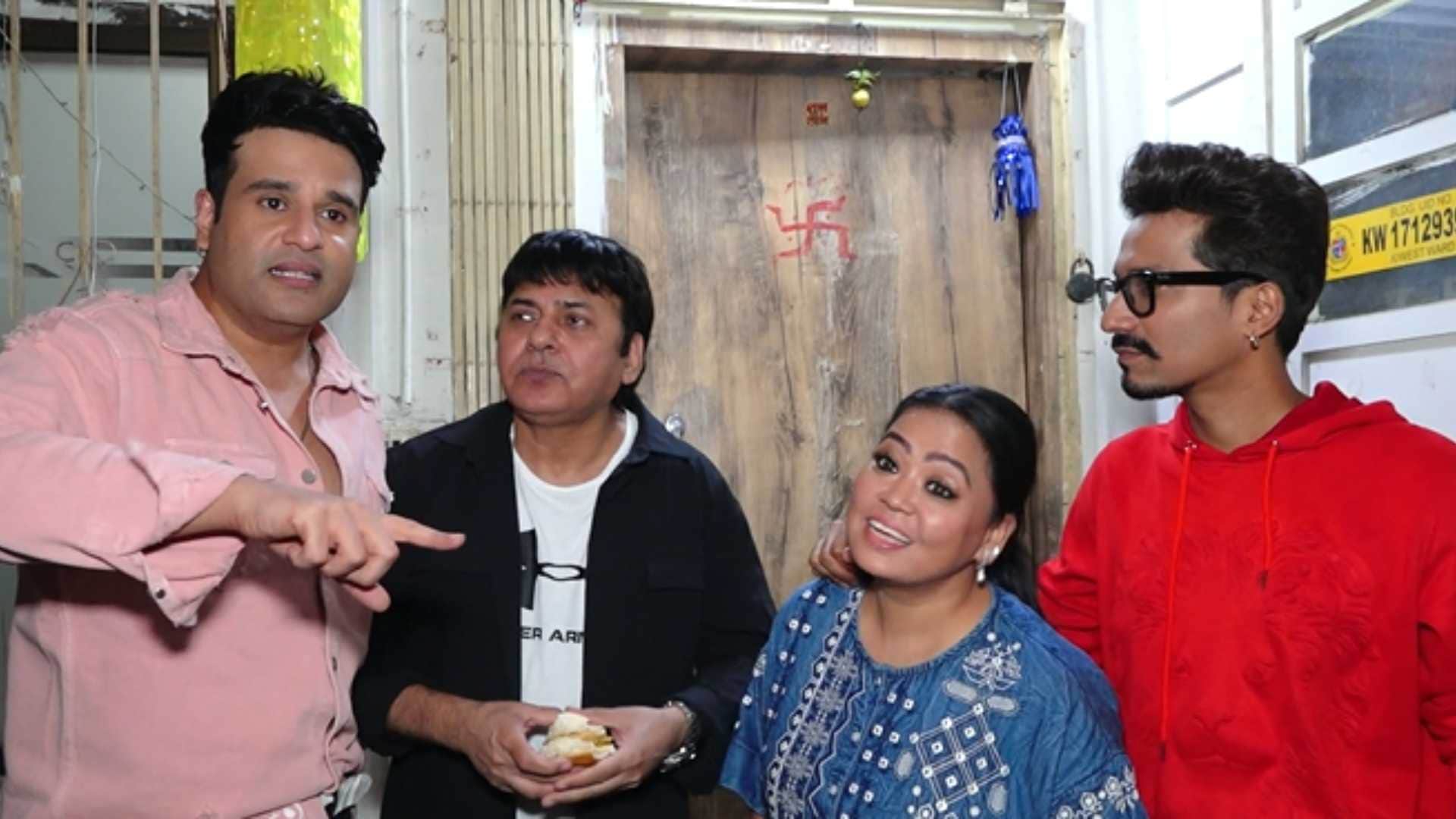 KRUSHNA ABHISHEK SUDESH LEHRI BHARTI SINGH HARSH SPOTTED REACTION ON POONAM PANDEY Fake death news
