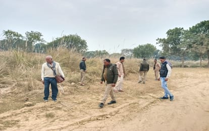 Forest department team launched a search operation in Saidpur in search of leopard, no clue found.
