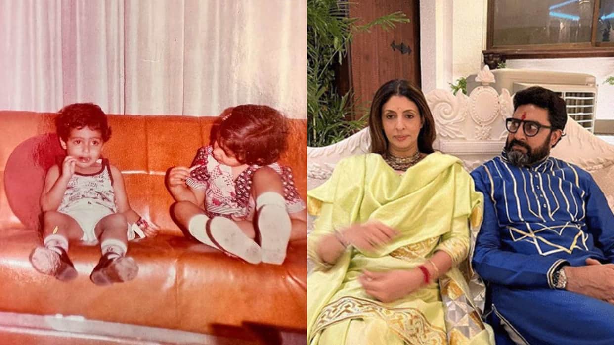 Abhishek Bachchan Shares Throwback Photos Compilation Video With Sister Shweta Bachchan On Her Birthday