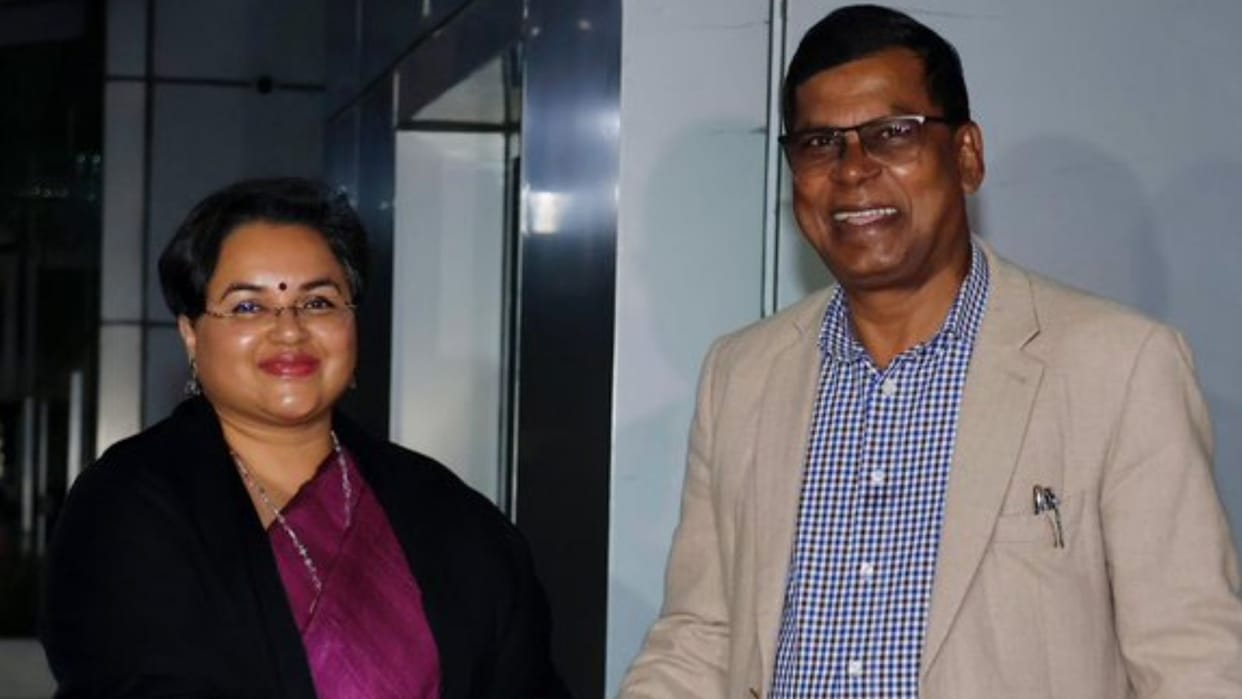Fiji Deputy Prime Minister Biman Prasad arrives in Delhi