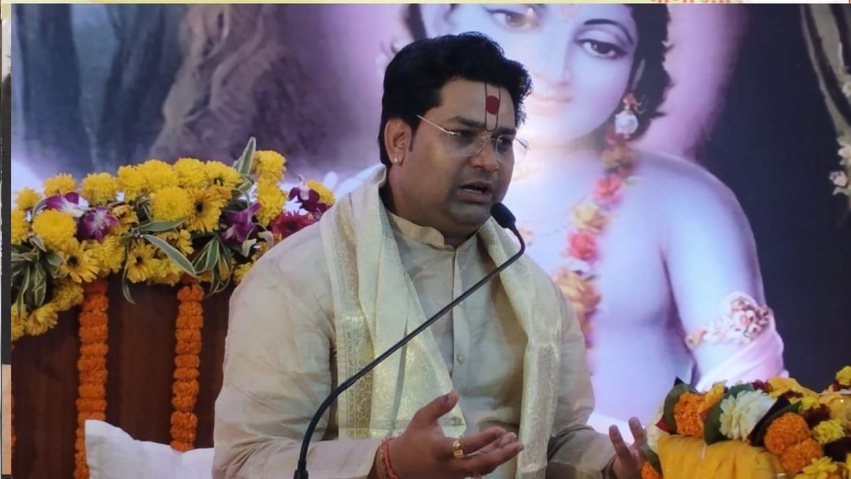 Katha Vyas, Acharya Hemant told, Gopal meets with the feeling of dedication - If there is no feeling, then the