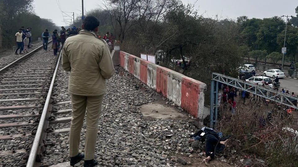 Boy and girl hit by rail on jagatpura railway track in Mohali