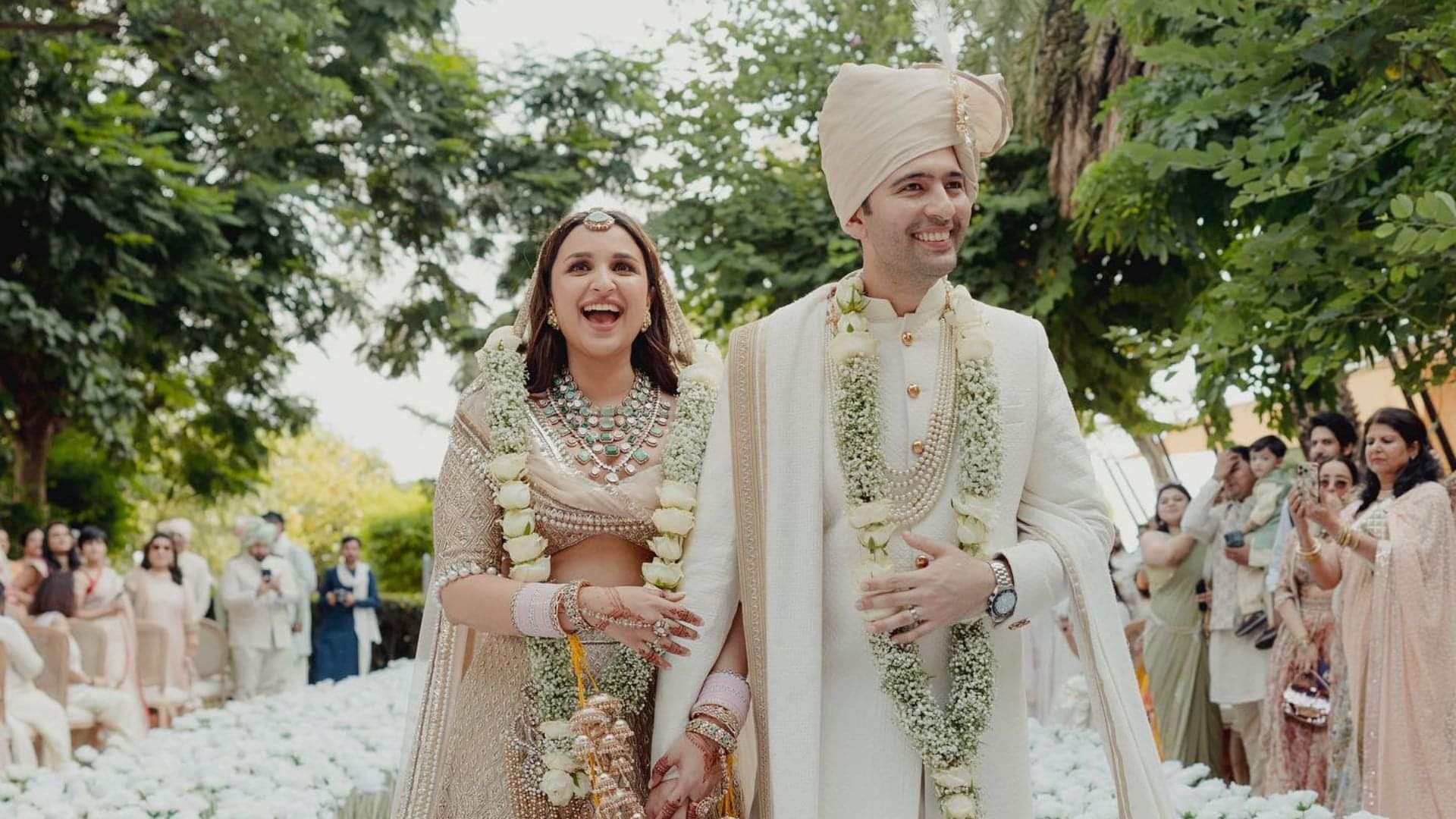 Raghav Chadha reaction on disagreement with chamkila actress Parineeti Chopra says Wife is always right