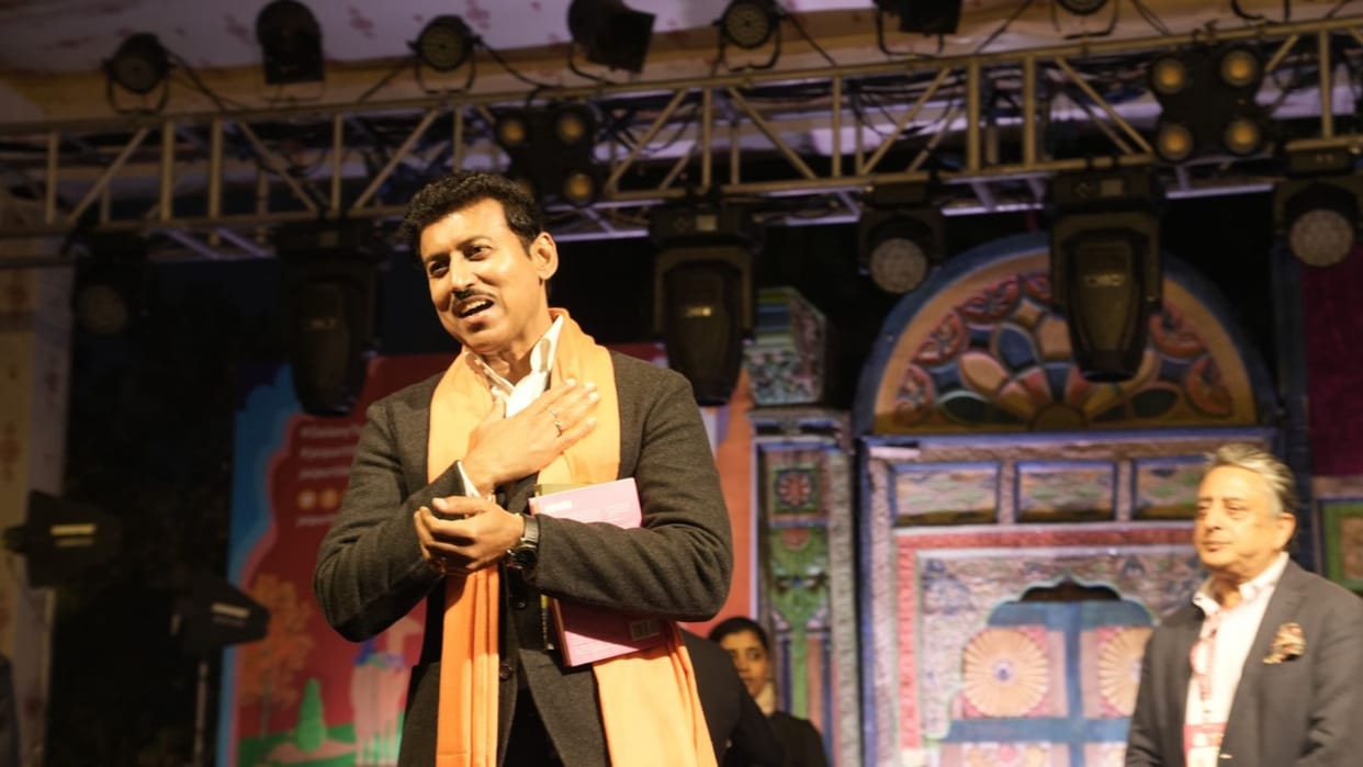 Jaipur Literature Festival: Government is encouraging women power towards sports - Rajyavardhan said in JLF