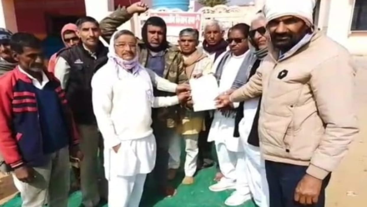 Jhunjhunu News Bring Canal Save Farming Campaign Bharatiya Kisan Sabha submitted memorandum