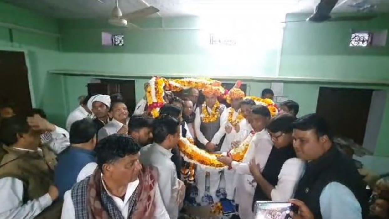 Karauli Meeting of Karauli-Dholpur Congress workers regarding Lok Sabha elections
