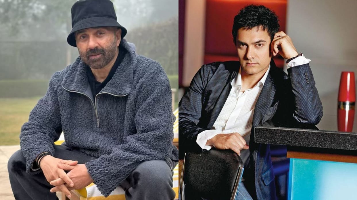 Sunny Deol and Aamir Khan came together for Rajkumar Santoshi Lahore 1947 Santoshi calls it dream team