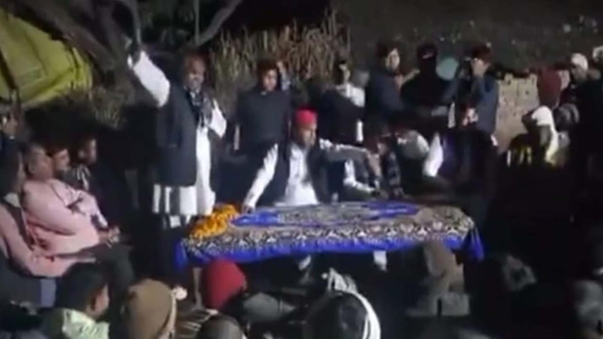 SP candidate upset after hearing slogan of Jai Shri Ram