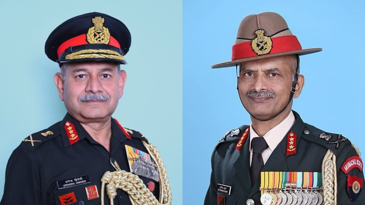 ARMY: Upendra Dwivedi become Vice Chief of Army Staff; Lieutenant General MV Suchindra Kumar will replace him