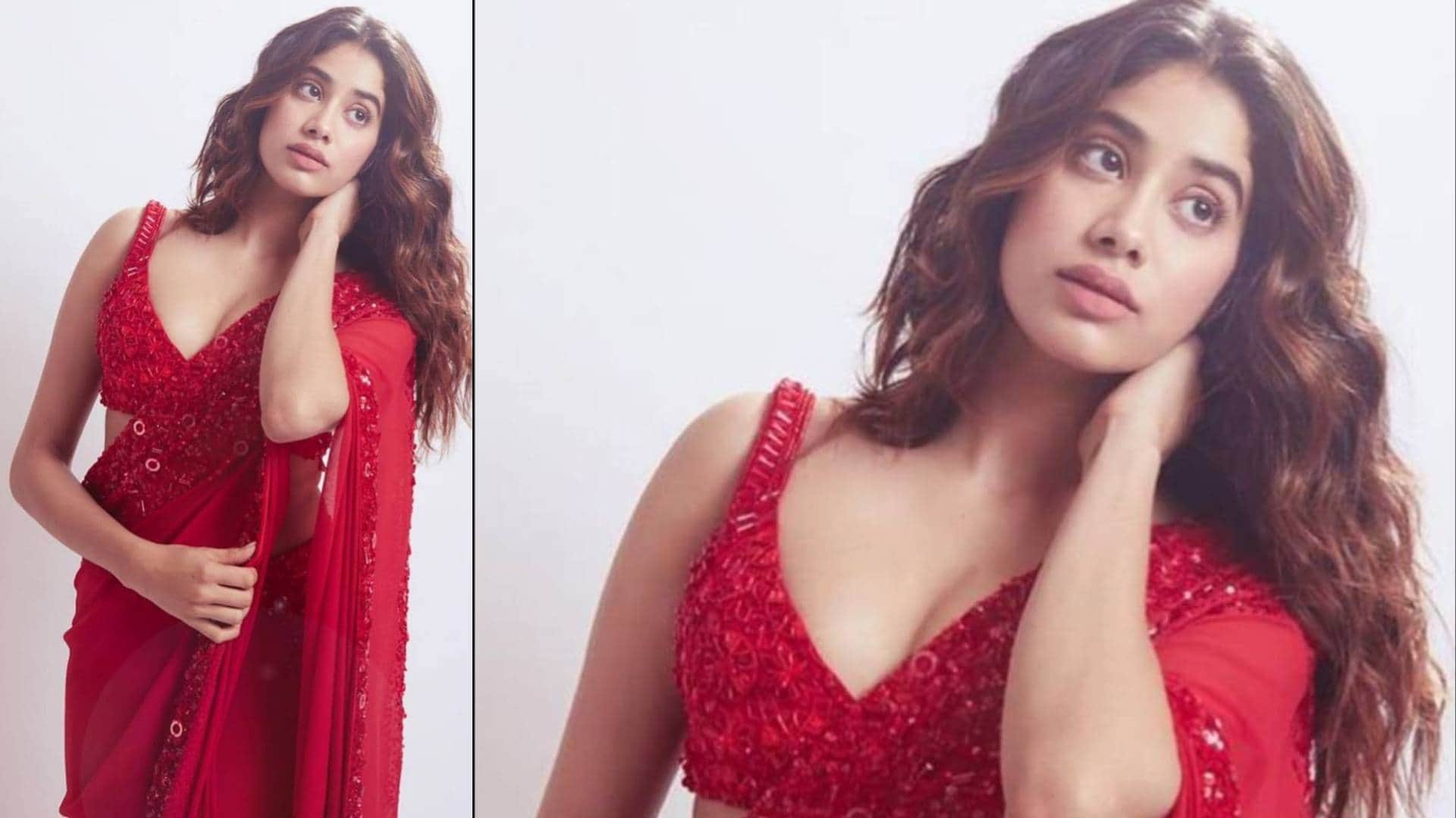 valentine's day 2024 trendy red color saree for valentines day