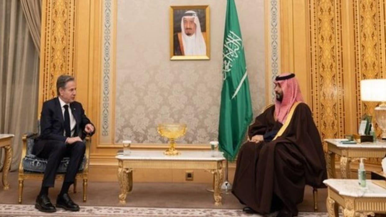Blinken meets Saudi Crown Prince MBS in Riyadh underscored importance of preventing spread of Gaza conflict