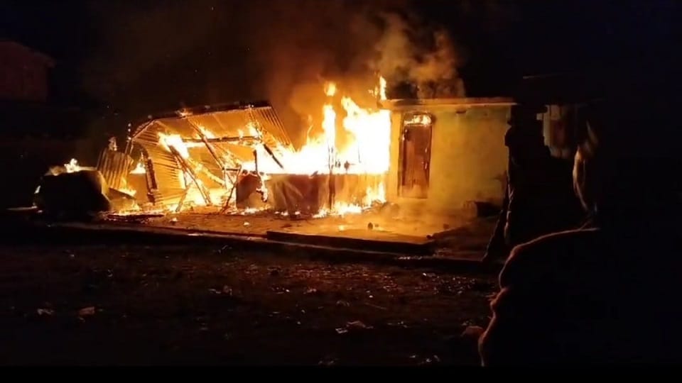 Uttarkashi Fire: Fire broke out in a residential house in Mori Uttarkashi