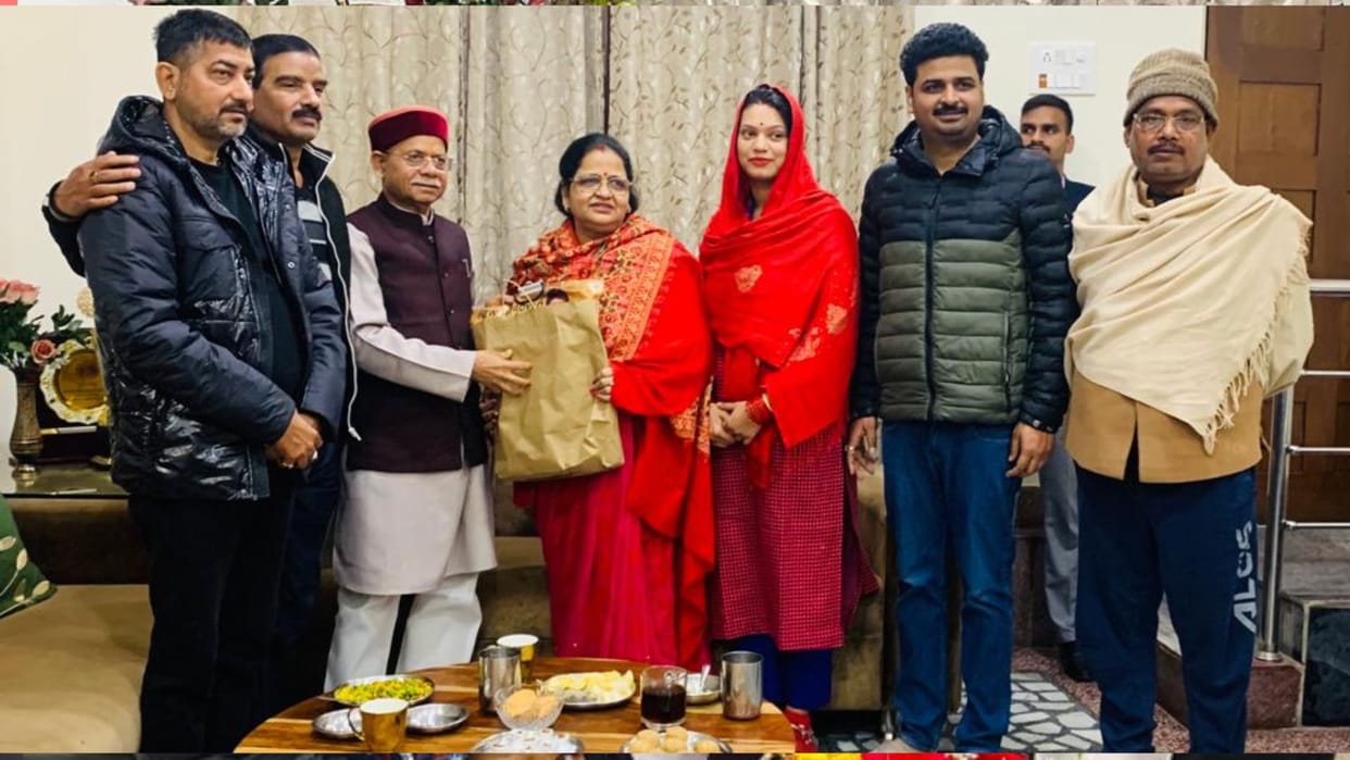 Himachal Pradesh Governor reaches former MLA's residence and extends best wishes, engagement is on 11th Februa