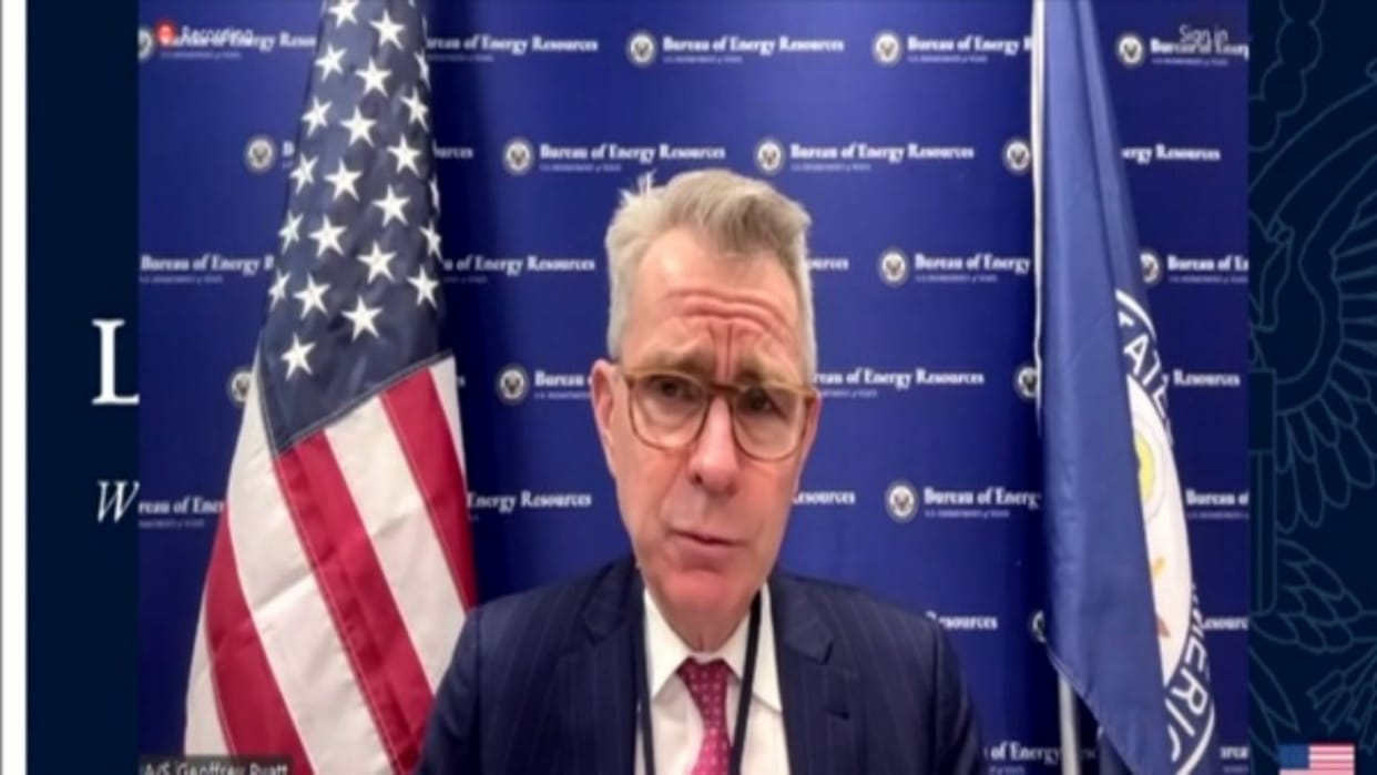 Energy Supply India US companies aligned against Chinese dominance US diplomat Geoffrey R Pyatt